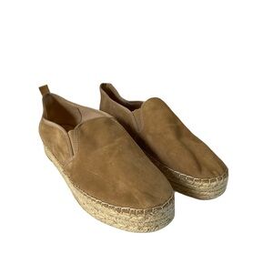 Sam Edelman Tan Suede Espadrille Loafers - Chic & Casual